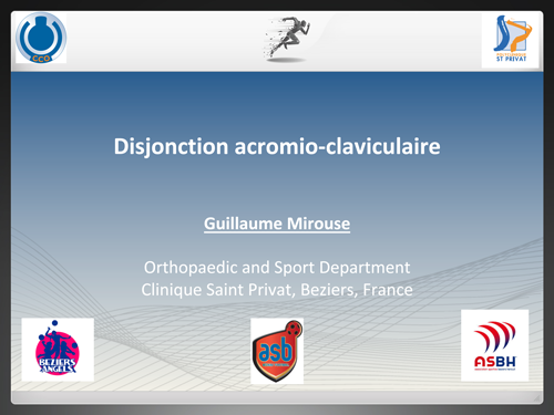 Disjonction acromio-claviculaire